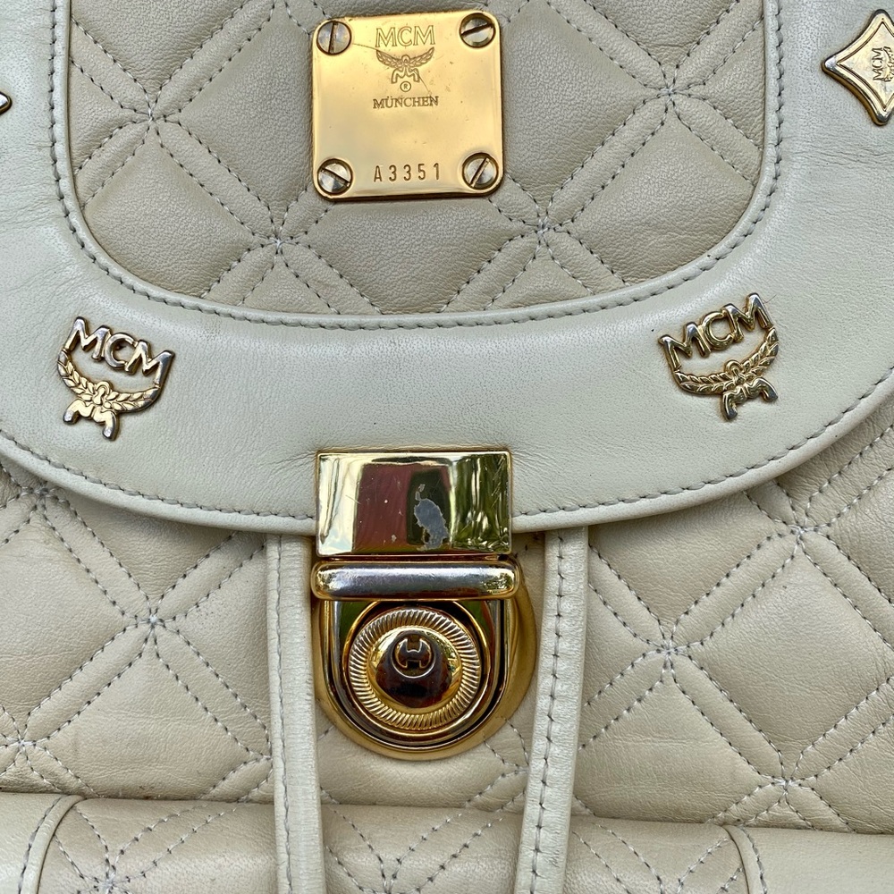 MCM Mini Stark Studded Backpack - Picture 13 of 14